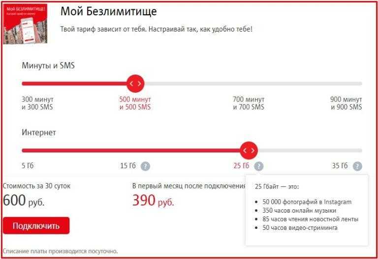 Тариф наш смарт мтс описание