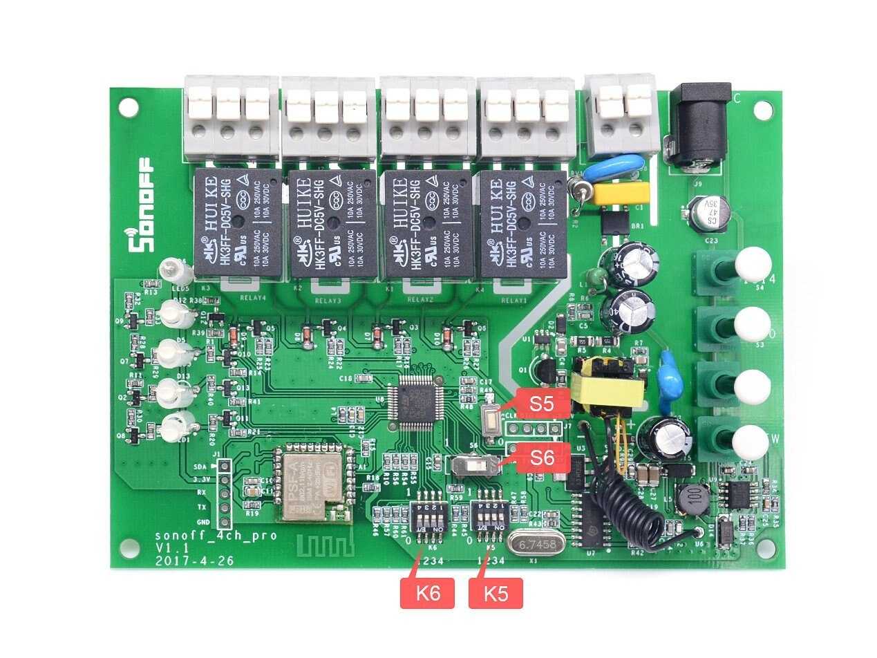 Sonoff 4ch pro (r2), как подключить: инструкция на русском