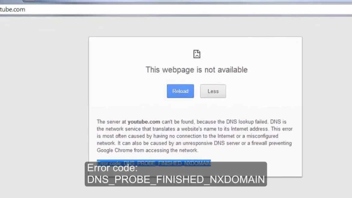 Исправляем ошибку dns probe finished no internet