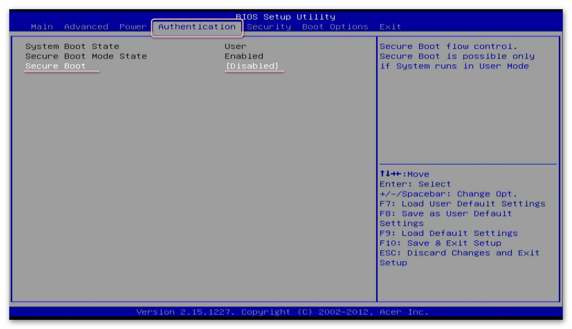 Security boot. Secure Boot в биосе. Биос Acer Boot. Отключение безопасной загрузки в биосе. Безопасная загрузка BIOS.