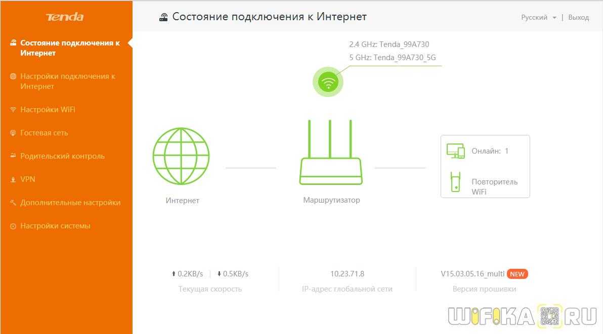 Роутер tenda ac6 - вход в админ tendawifi.com - вайфайка.ру